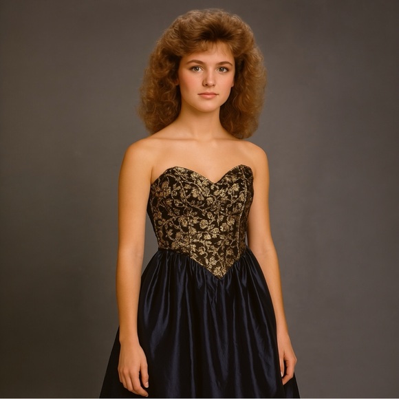 strapless open back dress Alyce Prom Dress 61740
